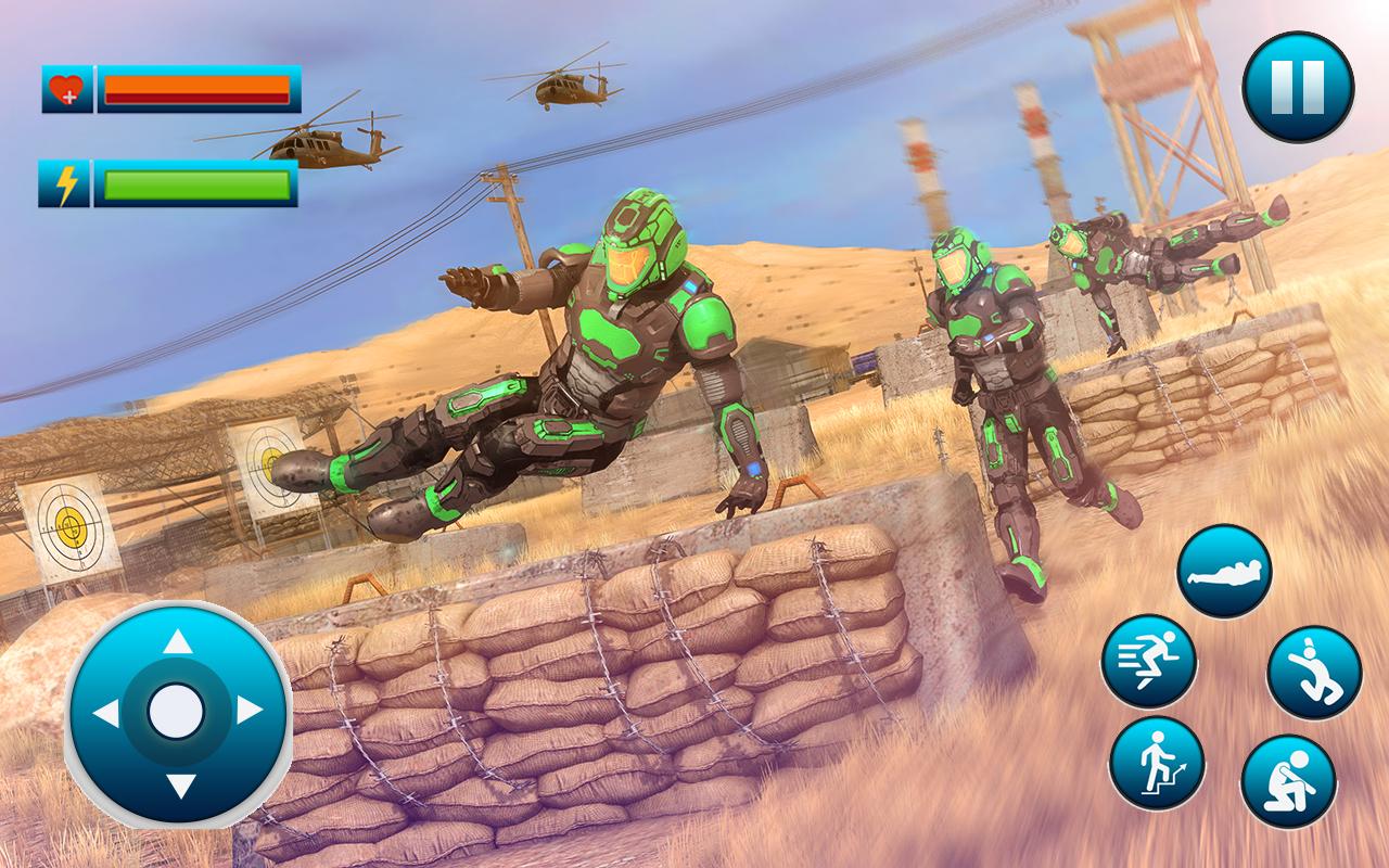 Futuristic Special Forces Robo