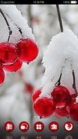 Snowy Cherry C launcher Theme