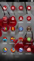 Snowy Cherry C launcher Theme