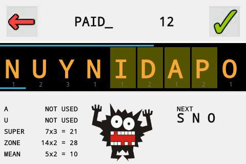 Touchy Words Fr (Lettres)