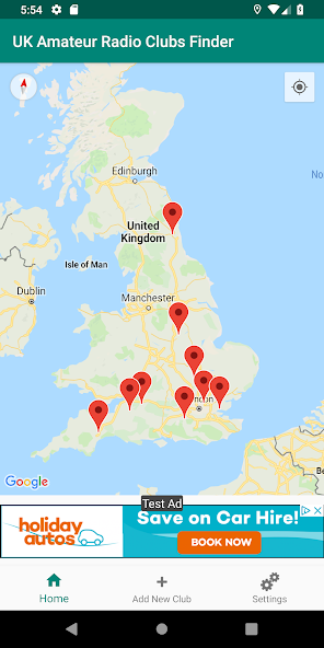 UK Amateur Radio Clubs Finder