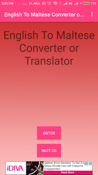 English To Maltese Converter