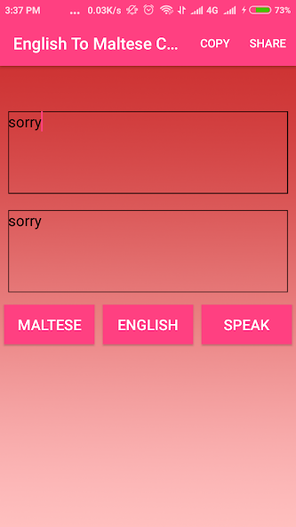 English To Maltese Converter