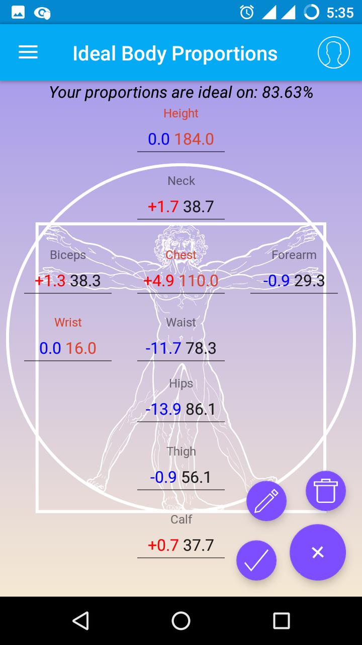 Ideal Body Proportions