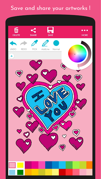 Romantic Heart Coloring Book