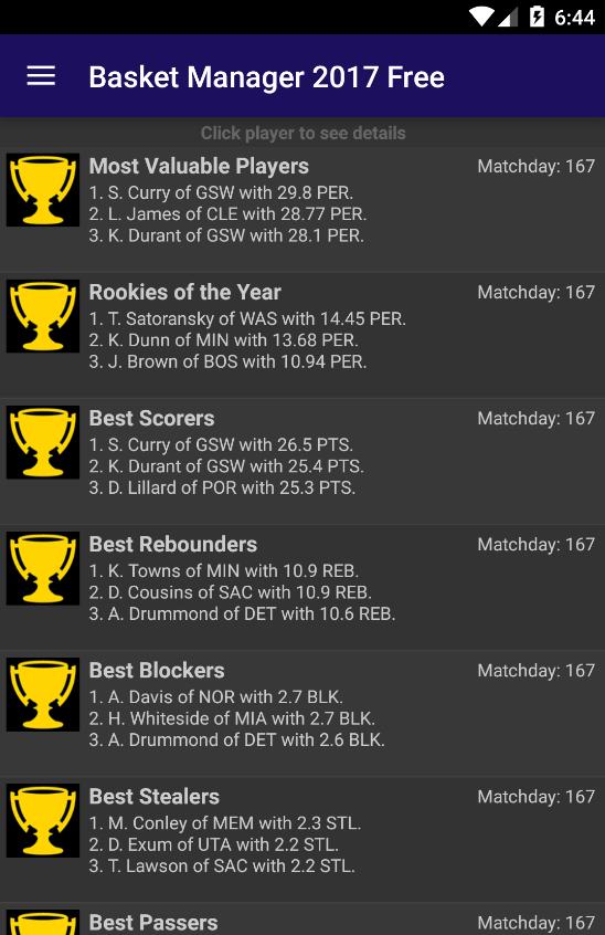 Basket Manager 2017 Free