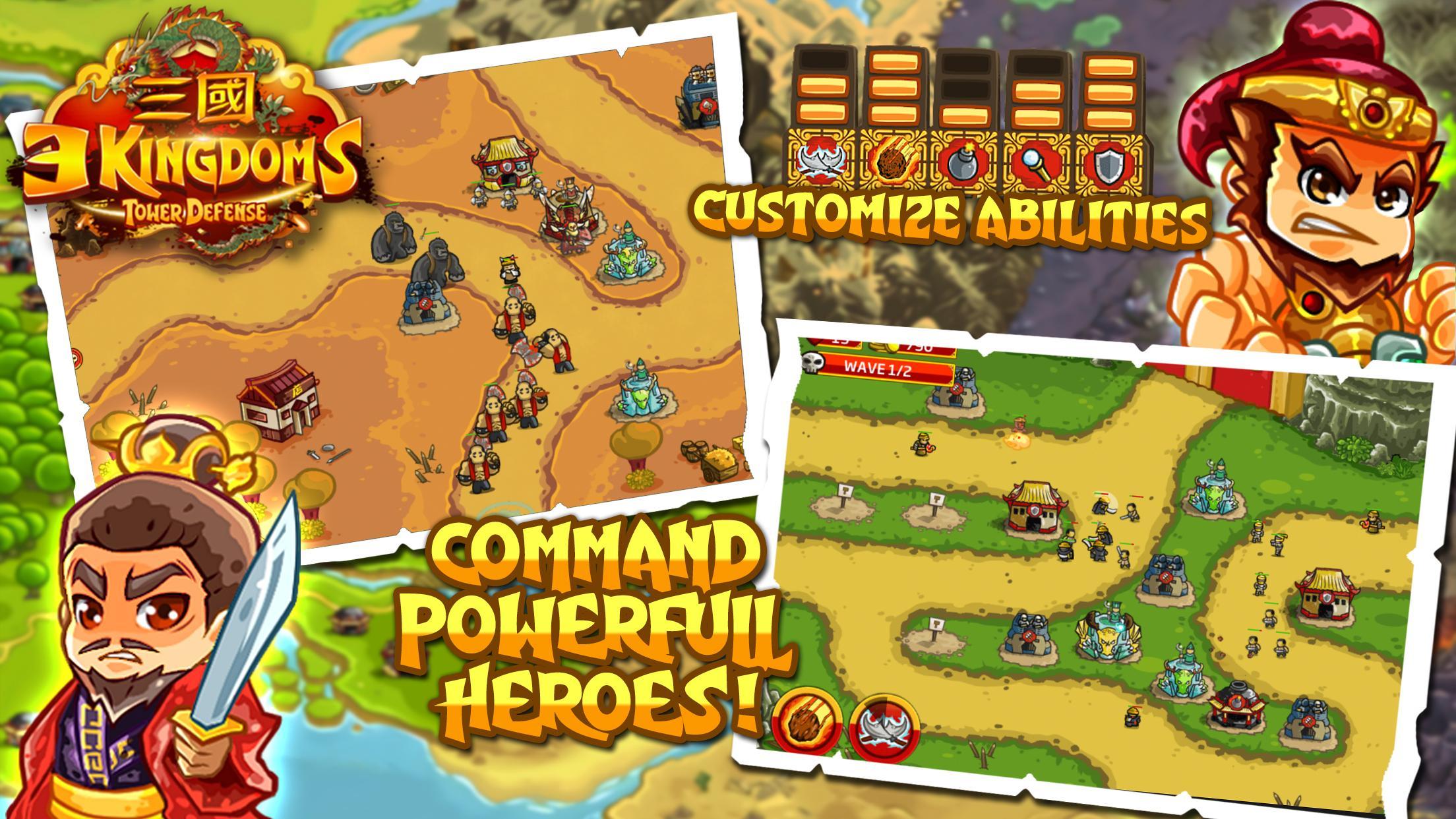 Three Kingdom TD Defense: Han Dynasty Civil War