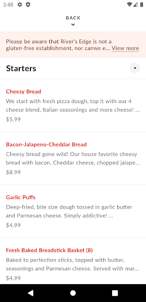 Rivers Edge Pizza Pub & Grille