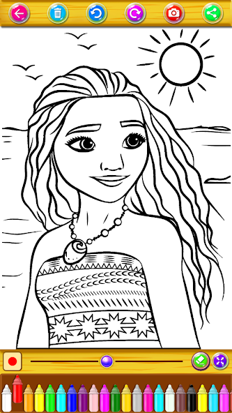 Coloring Book For Cartoon