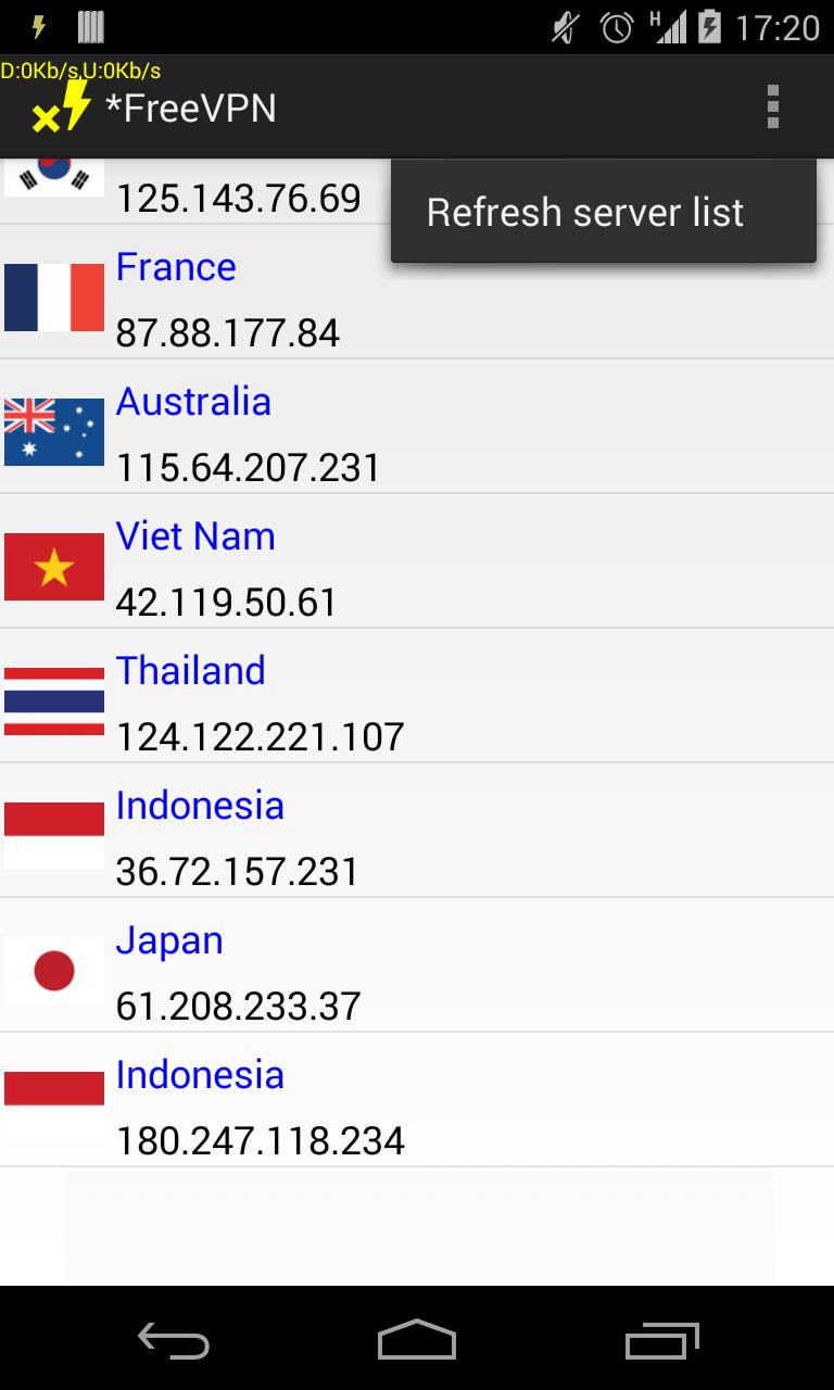 Free VPN (Plug-in for OpenVPN)