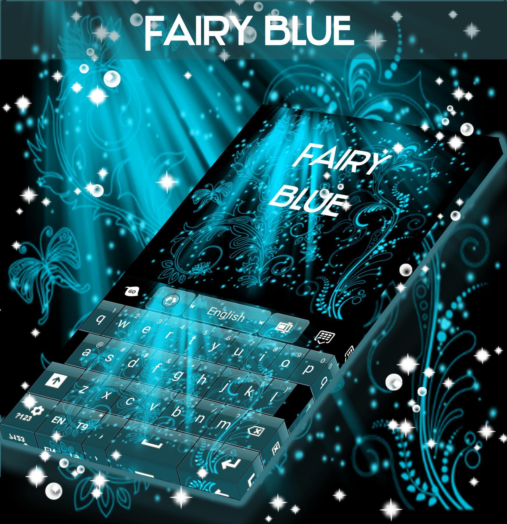 Fairy Blue Keyboard Theme