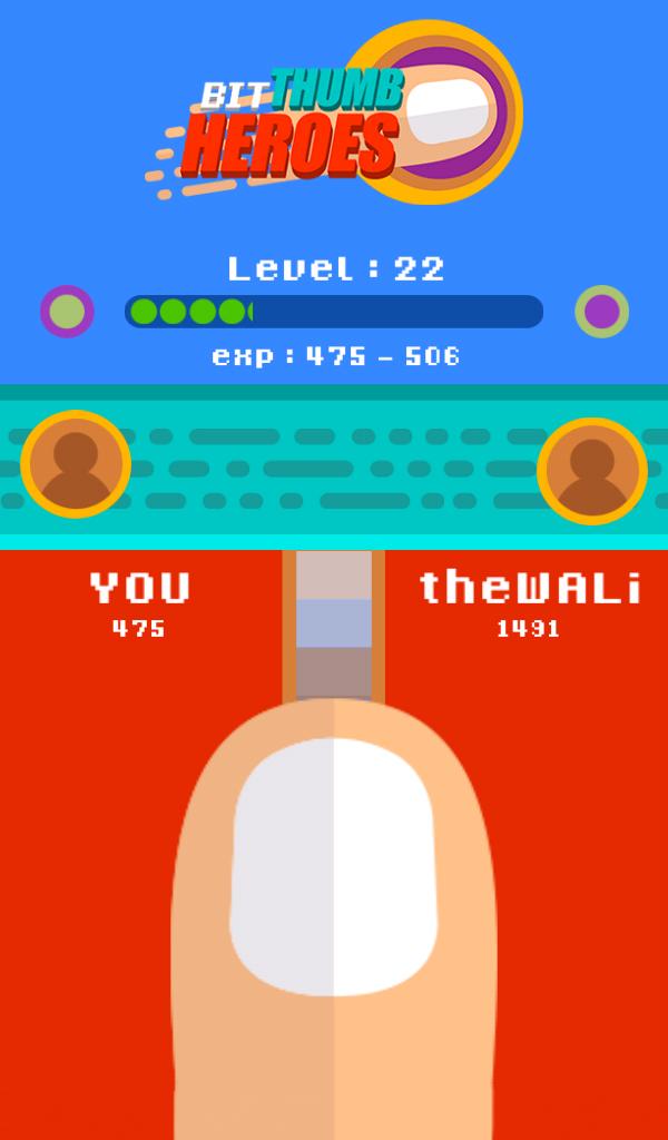 Bit Thumb Heroes : Just Tap It