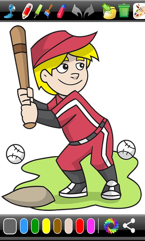 Sports Coloring Game