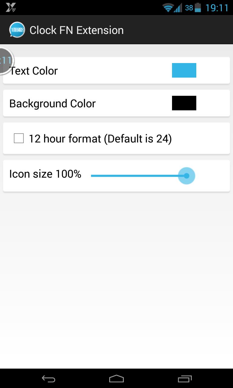 Clock - FN Extension