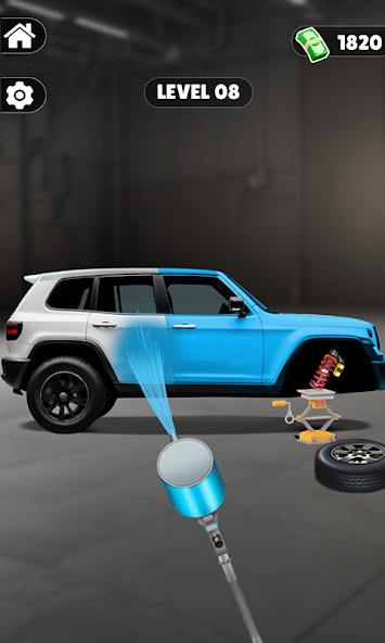 Car Service Station Parking