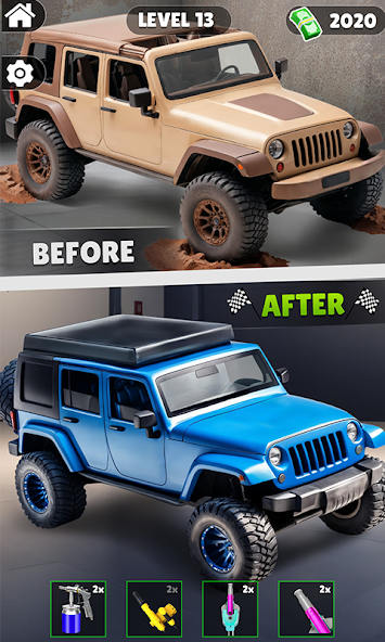 Car Service Station Parking