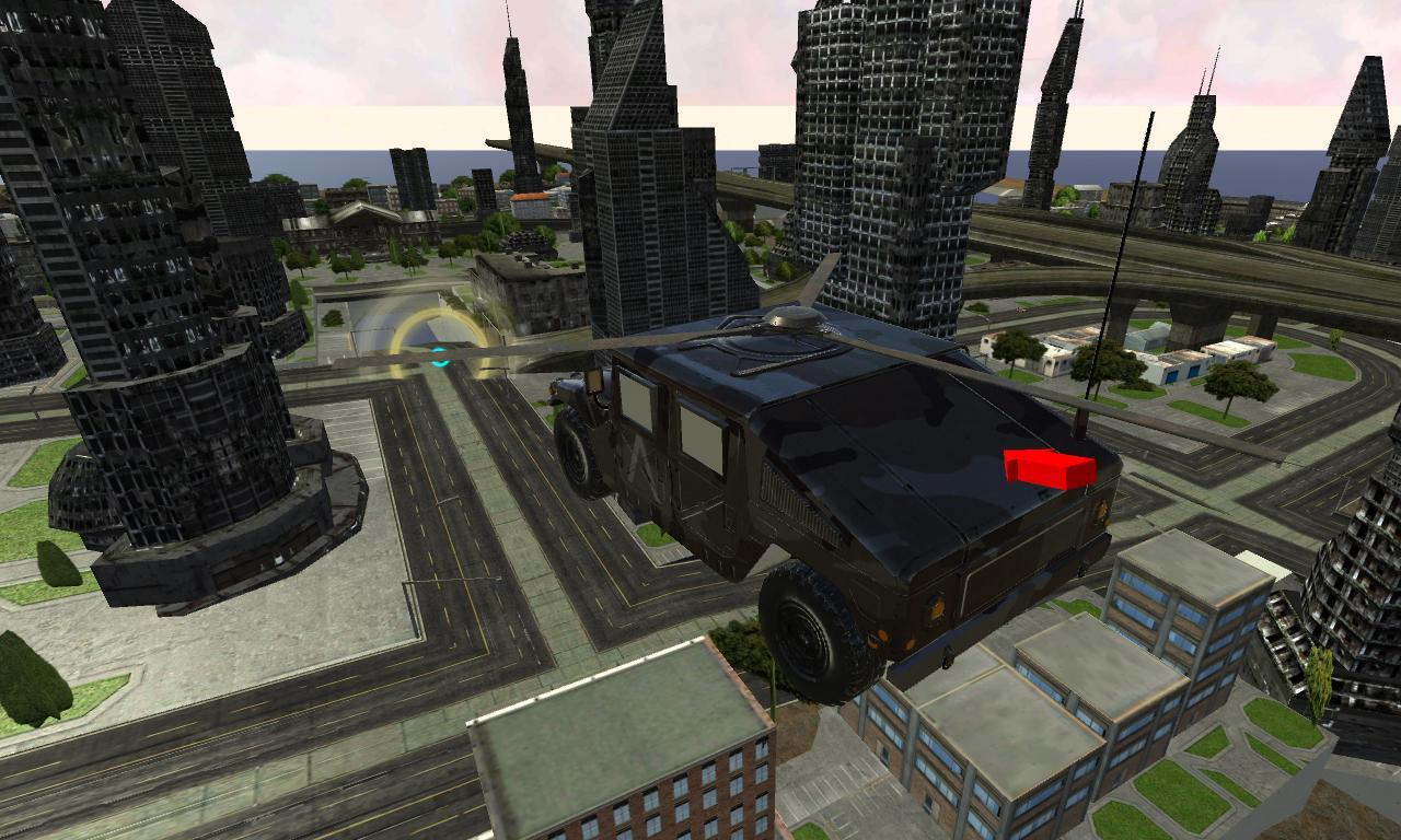 SWAT Helicopter Jeep Ghetto 3D