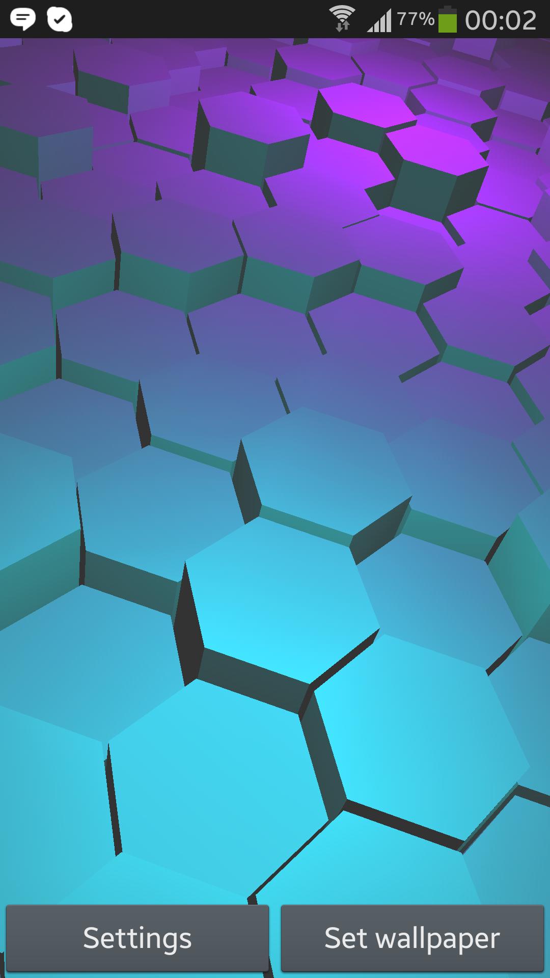 Honeycomb 3D Live Wallpaper Fr