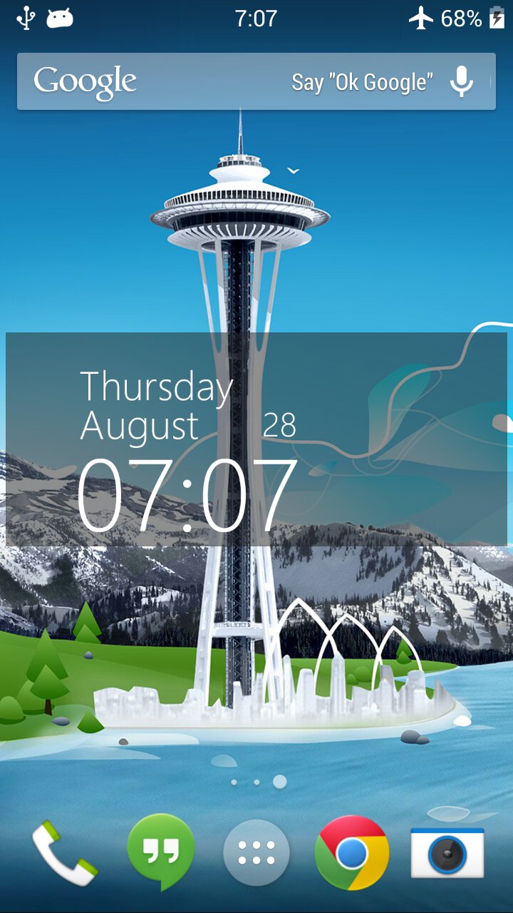 Windows 8 Metro Clock (UCCW)