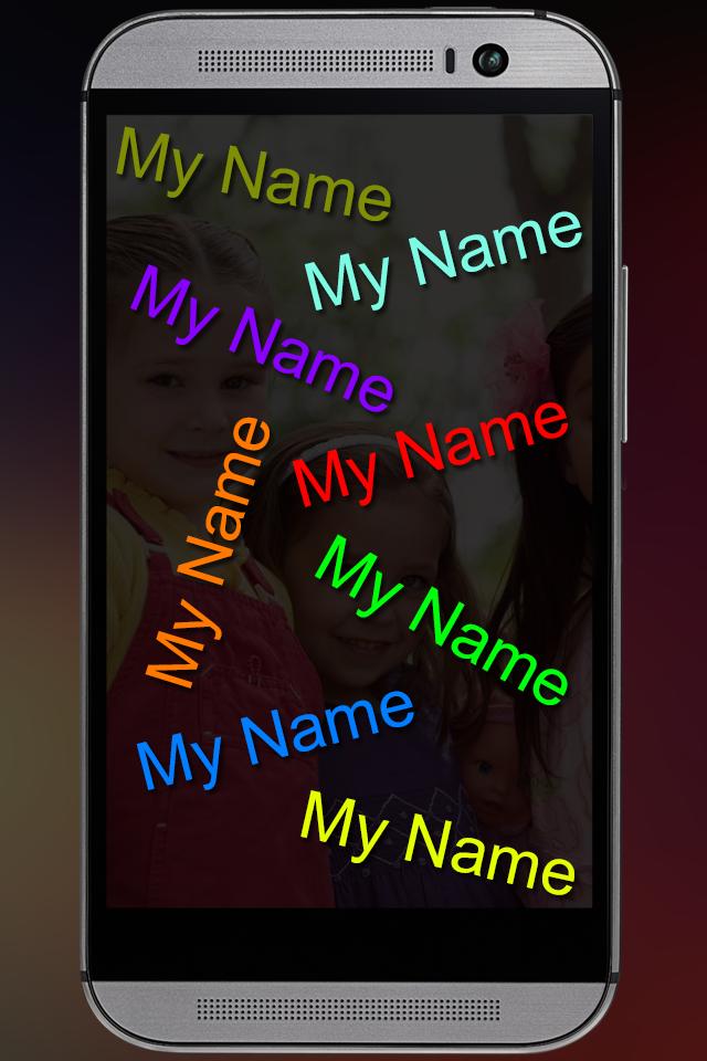My Name Moving on Screen LWP