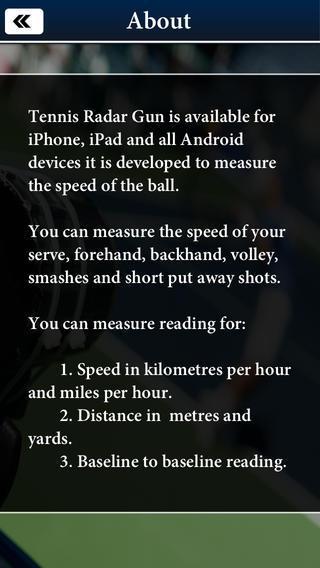 Tennis Radar Gun - Speed Check