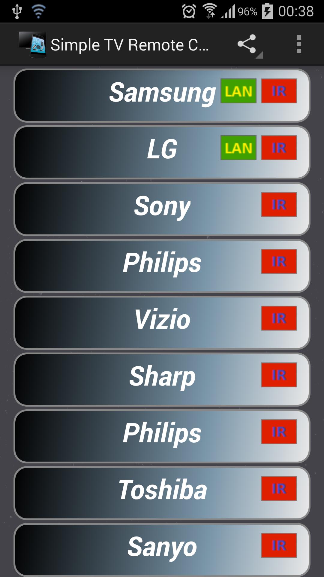 Simple TV Remote Control