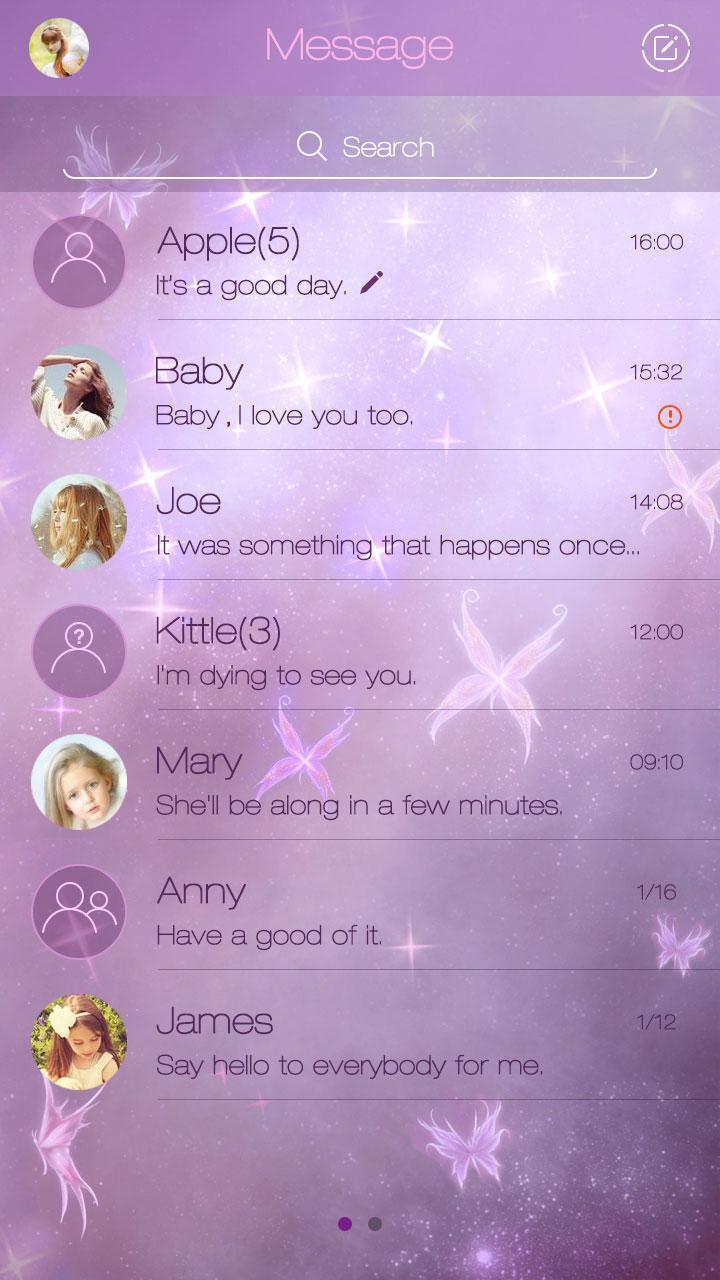 GO SMS PRO DWEEP THEME