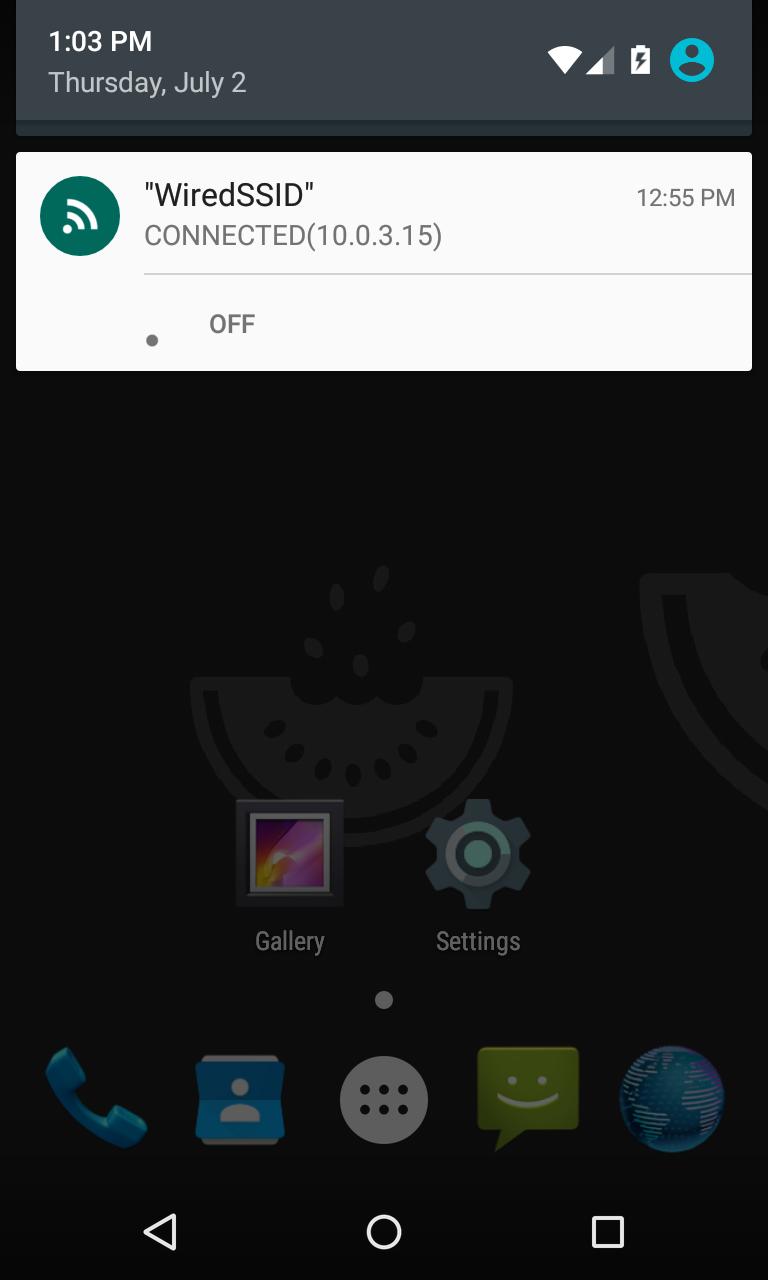 Network Status Listener
