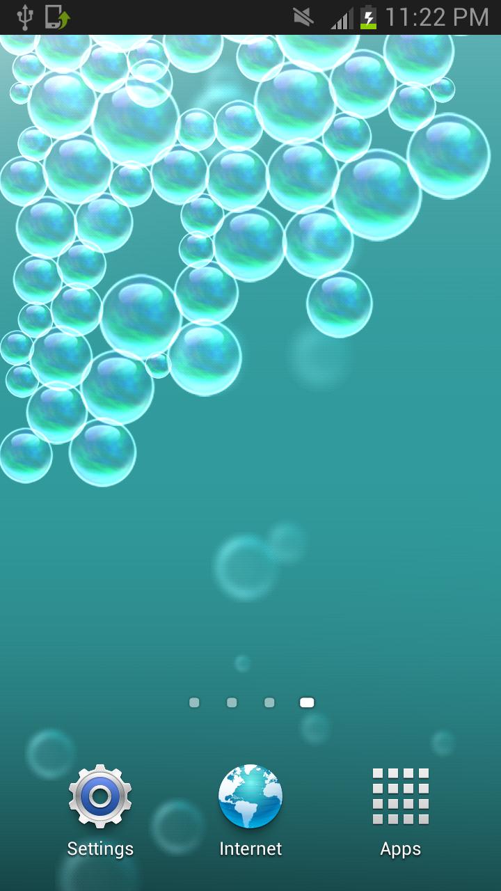 Air bubbles Live Wallpaper