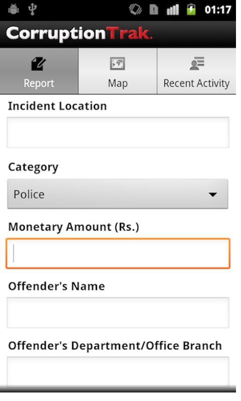 CorruptionTrak India