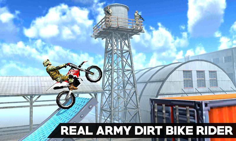 Army Dirt Bike Stunt Pro: Super Trail Bike 3D