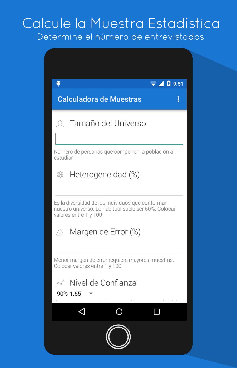 Calculadora de Muestras