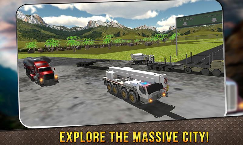 Truck Driver Car Transporter 3D: Big Truck Parking