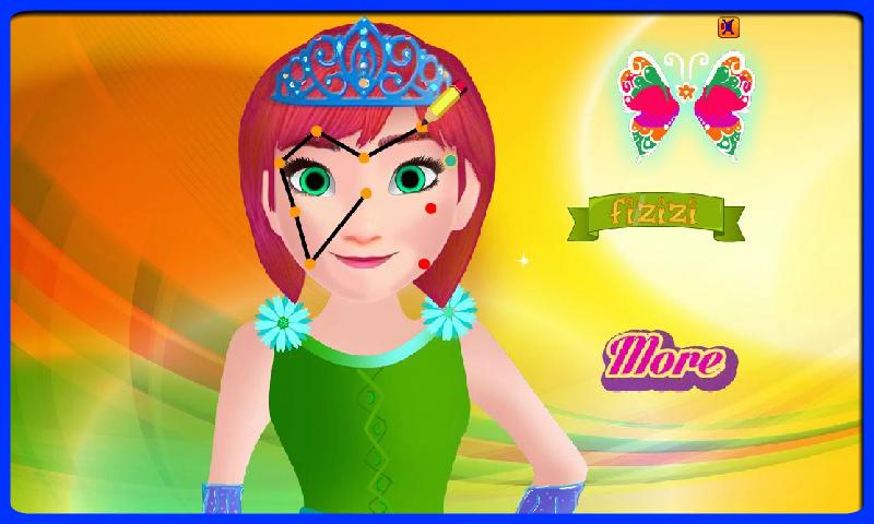 Princess Tiffany Face Art