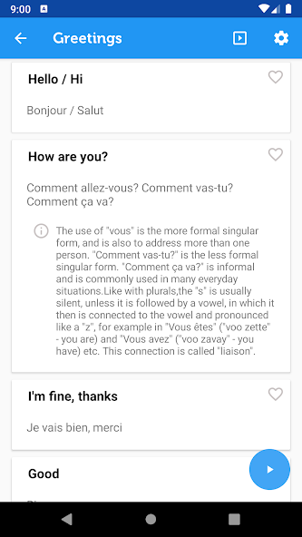 Learn French Phrasebook