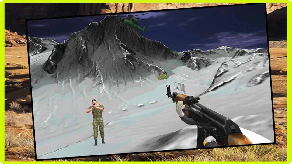 Commando Shooter Snow Zone War