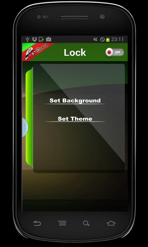 Leather Zip Screen lock