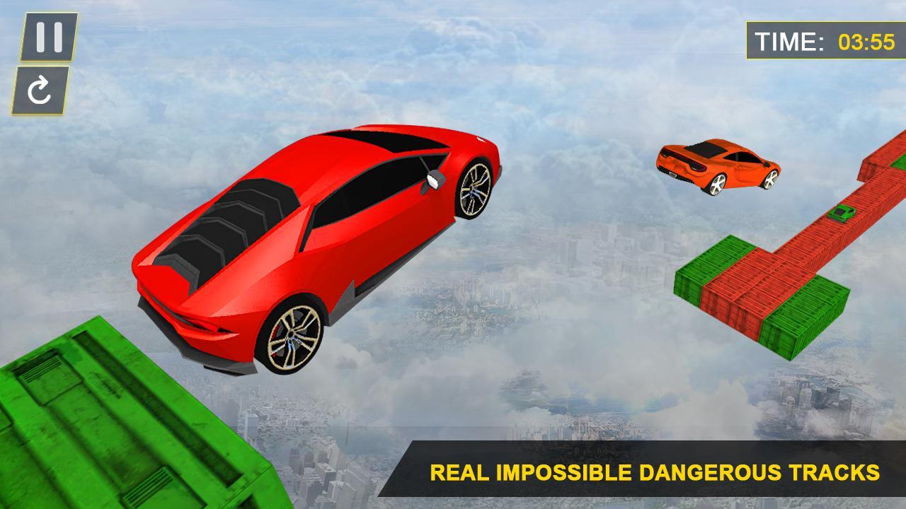 3D Car Tricky Stunts Driver