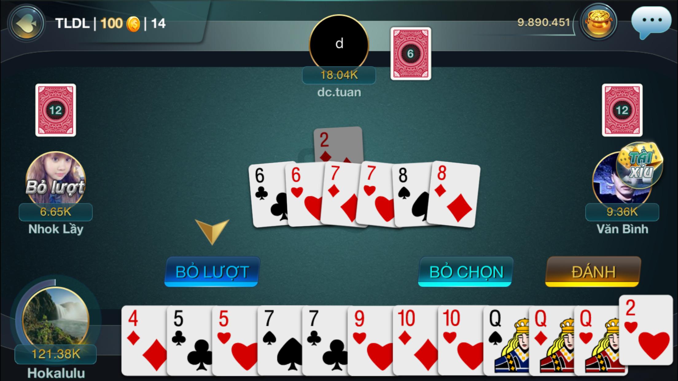 LAU XANH QUAN -  DANH BAI DOI THUONG TU DONG