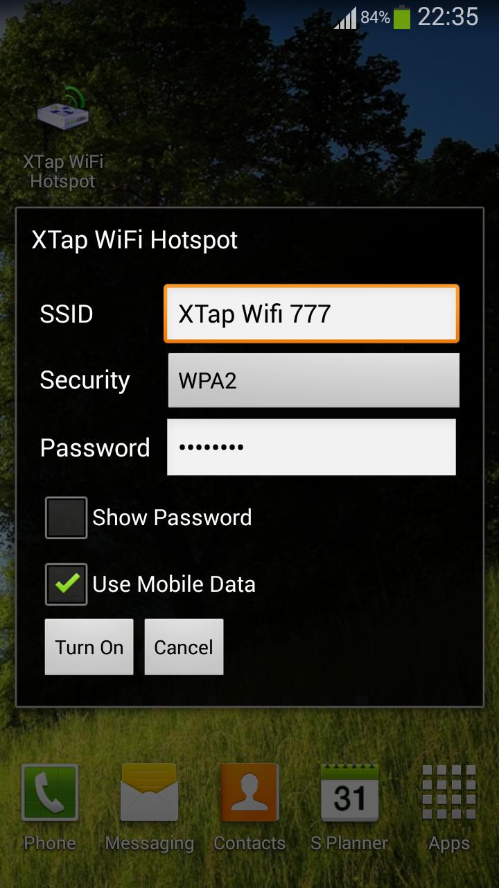 XTap WIFI Hotspot