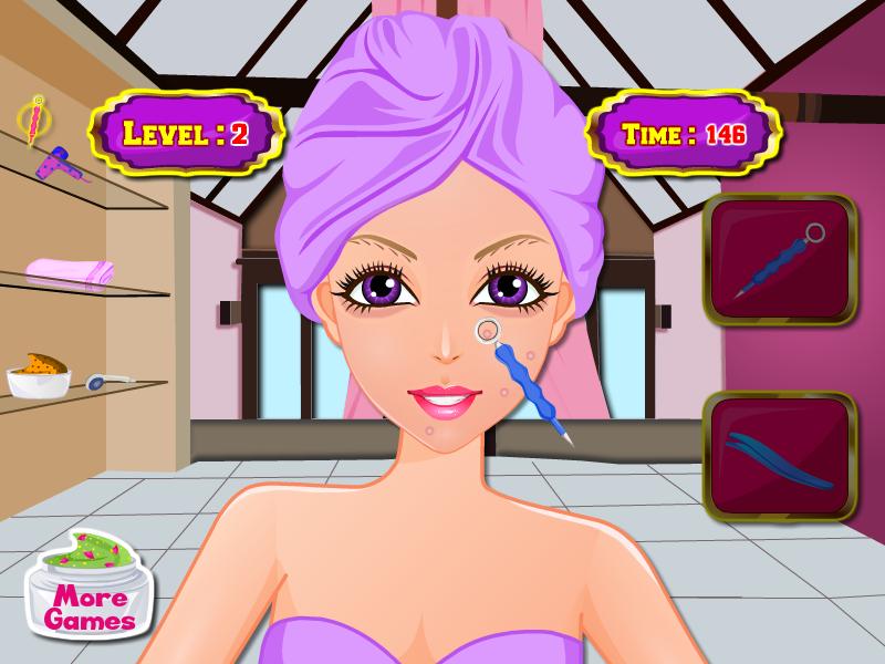 relaxing salon girls games