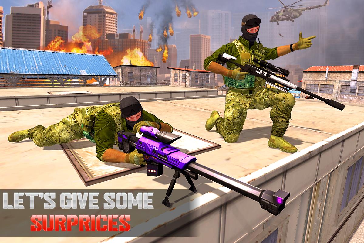 Modern Sniper Shooting Games: FPS Fighting Game