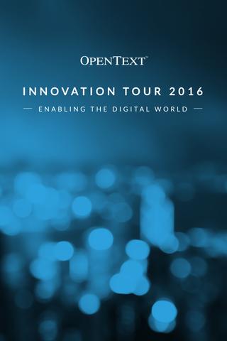 OpenText Innovation Tour