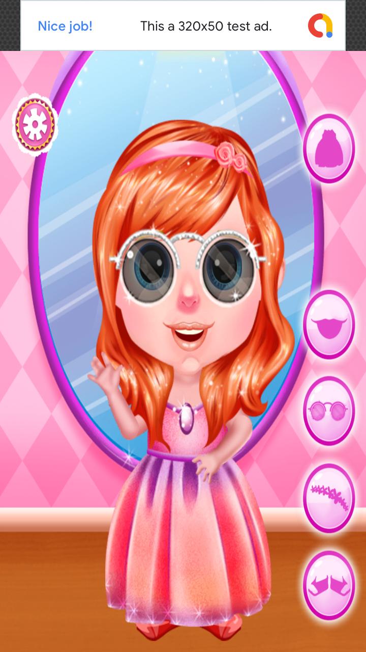 Baby Girl Beauty Salon Hair Spa Makeup Dress