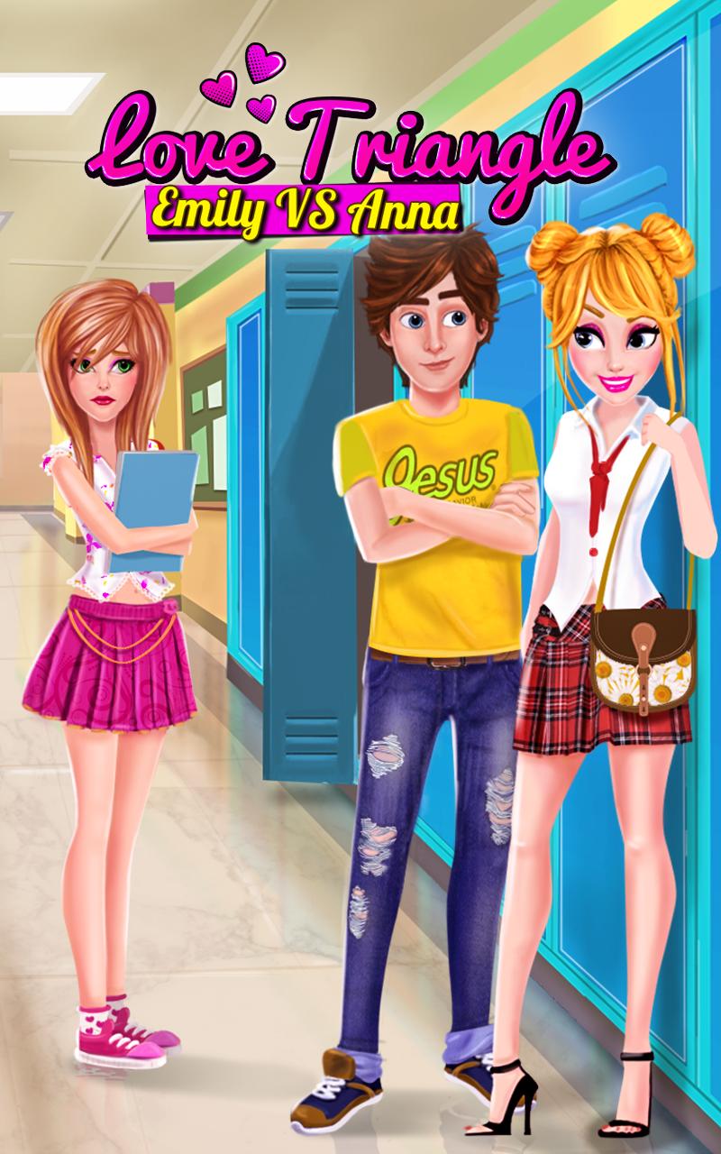 High School Crush Game - Heartbreak Love Triangle