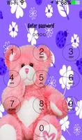 Cute bear love lock screen