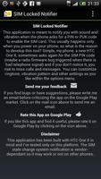 SIM Locked Notifier