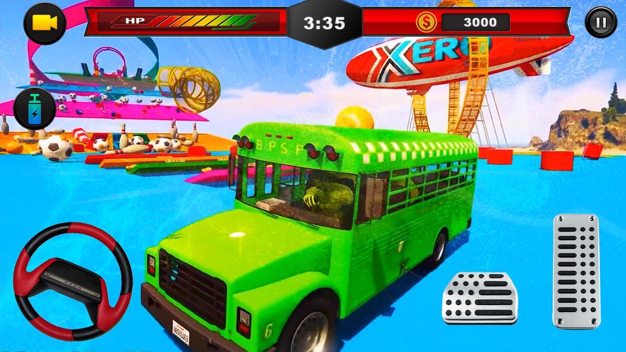 Superheroes Bus Racing Game