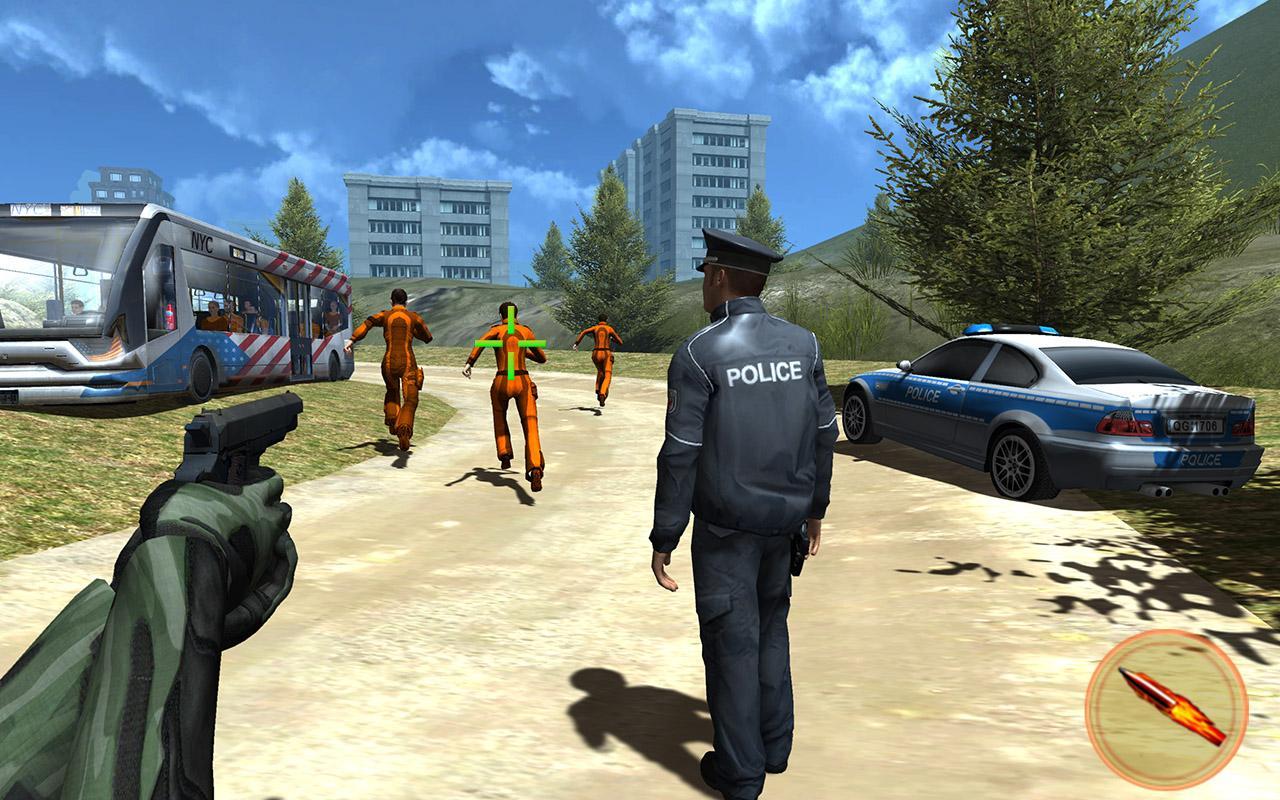 Police Bus Prisoner Encounter