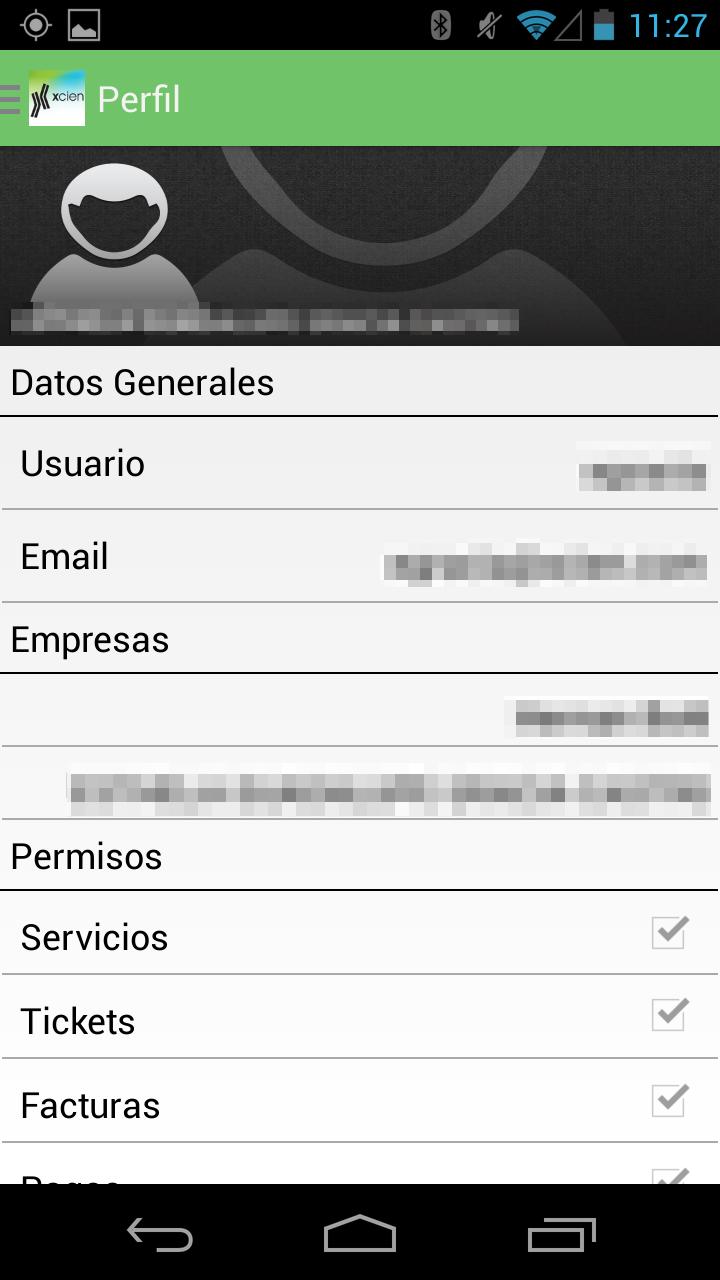XCIEN - Portal de Clientes